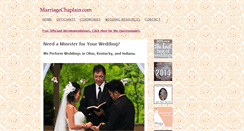 Desktop Screenshot of marriagechaplain.com